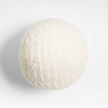 12'' Ivory Sherpa Snowball Pill.