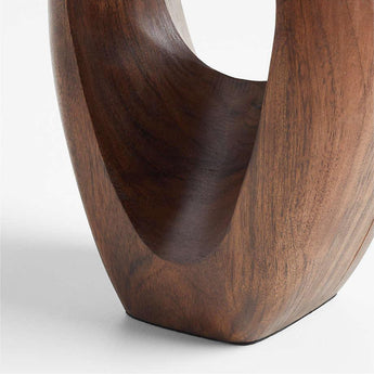 Izumo Walnut Wood Decorative Sculpture 13".