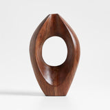 Izumo Walnut Wood Decorative Sculpture 13".