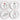 Joan Anderson Arctic Friends Holiday Salad Plates, Set of 4