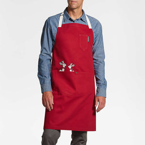 Arctic Reindeer Organic Cotton Adult Apron by Joan Anderson