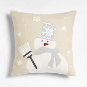 Snowman Throw Pillow