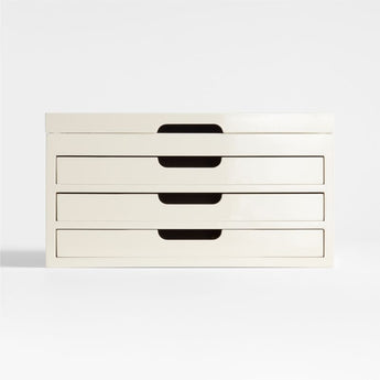 Extra Large Jewelry Box Cream.