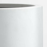 Junio Small Round White Planter 13".