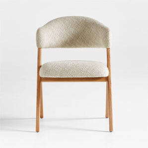 Juniper Upholstered Curved Back Dining Chair.