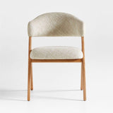 Juniper Upholstered Curved Back Dining Chair.