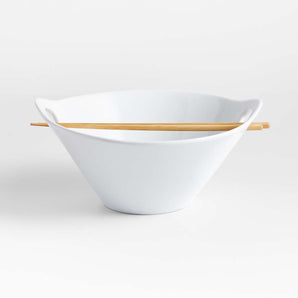 Kai 11" Noodle Bowl with Chopsticks
