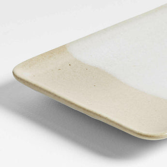 Kaito 14" Rectangle Stoneware Sushi Platter.