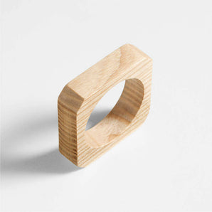 Kanso Natural Ash Wood Napkin Ring.