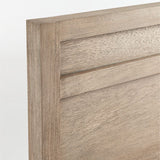 Keane Weathered Natural Solid Wood King.