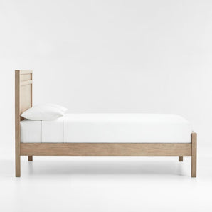 Keane Weathered Natural Solid Wood Queen.