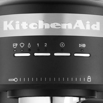 KitchenAid ® Matte Black Semi-Automatic Espresso Machine.