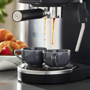 KitchenAid ® Matte Black Semi-Automatic Espresso Machine.