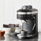 KitchenAid ® Matte Black Semi-Automatic Espresso Machine.