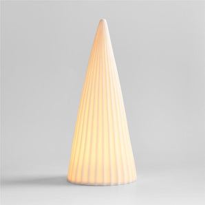 LED Porcelain Christmas Tree Decorative Object