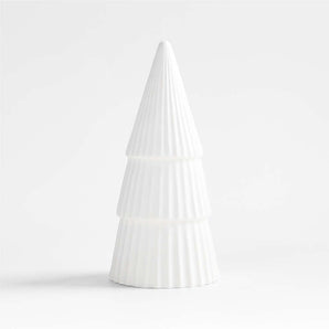 LED Porcelain Christmas Tree Decorative Object