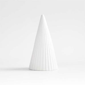 LED Porcelain Christmas Tree Decorative Object
