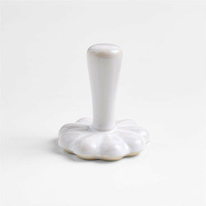 Ceramic Scalloped Cookie Stamp by Laura Kim.
