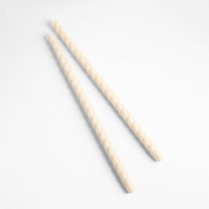 Off  Twisted Taper Candles 18", Set of 2 by Laura Kim