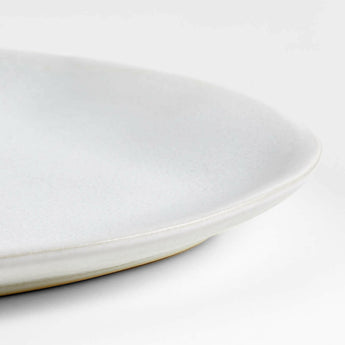 Petals White Stoneware Salad Plate by Laura Kim.
