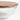 Large Plisse Fluted Glass Bowl with Acacia Lid by Laura Kim.