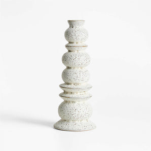 Toulouse Large Ceramic Taper Candle Holder by Laura Kim.