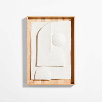 "Lain I" Paper Mache Wall Art.
