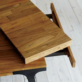 "Lakin Teak 81"" Ext Table New".