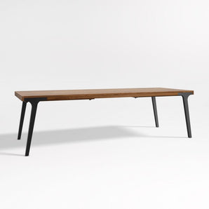 Mesa de comedor extensible de teca Lakin