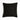Ink Black 20'' Laundered Linen with Feather Pillow