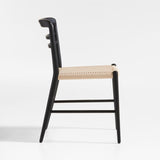 Lausen Natural Wood Dining Side Chair.