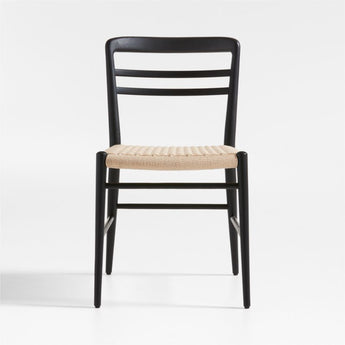 Lausen Natural Wood Dining Side Chair.
