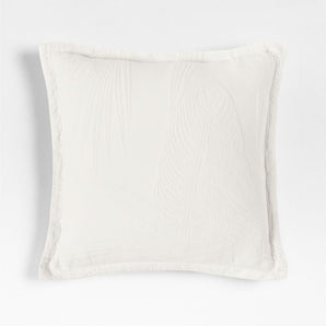 Cojín decorativo de hoja de palma en jacquard tonal Lindoso