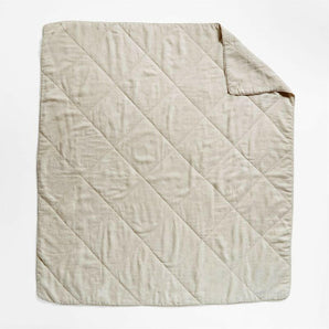 EUROPEAN FLAX ™-Certified Linen Warm Naturals King Quilt.