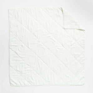 EUROPEAN FLAX ™-Certified Linen Crisp White Full/Queen Quilt.