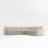 Lounge 3-Piece L-Shaped Sectional Sofa.