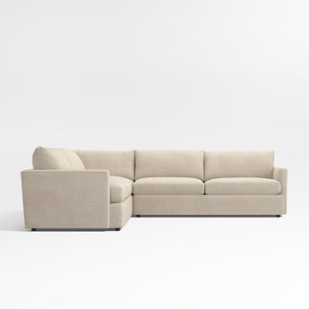 Lounge 3-Piece L-Shaped Sectional Sofa.