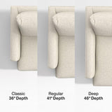 Lounge Deep 2-Piece Sectional Sofa with Chaise Lounge.