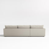 Lounge Deep 2-Piece Sectional Sofa with Chaise Lounge.