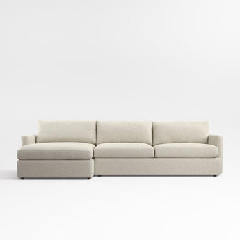 Lounge Deep 2-Piece Sectional Sofa with Chaise Lounge.