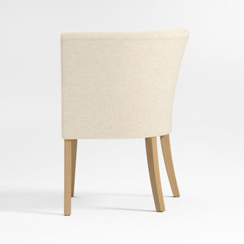 Lowe Ivory Grey Corner Dining Banquette Chair.