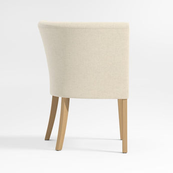 Lowe Ivory Grey Corner Dining Banquette Chair.