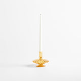 "Lisbon Sm Amber Taper 4.75""".