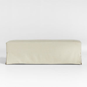 Lyra Slipcovered Bench