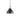 Maddox Black Bell Small Pendant Light with Nickel Socket.