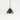 Maddox Black Bell Small Pendant Light with Nickel Socket.