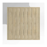 Mallorca 42" Square Wood Outdoor Coffee Table.