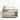 Mallorca 85" Wood Outdoor Sofa with Taupe Cushions.