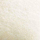 Malmo Shearling 22x15 Ivory Throw Pillow.