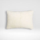 Malmo Shearling 22x15 Ivory Throw Pillow.